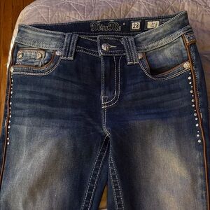 Miss Me Women's Dark Blue Boot Cut Jeans